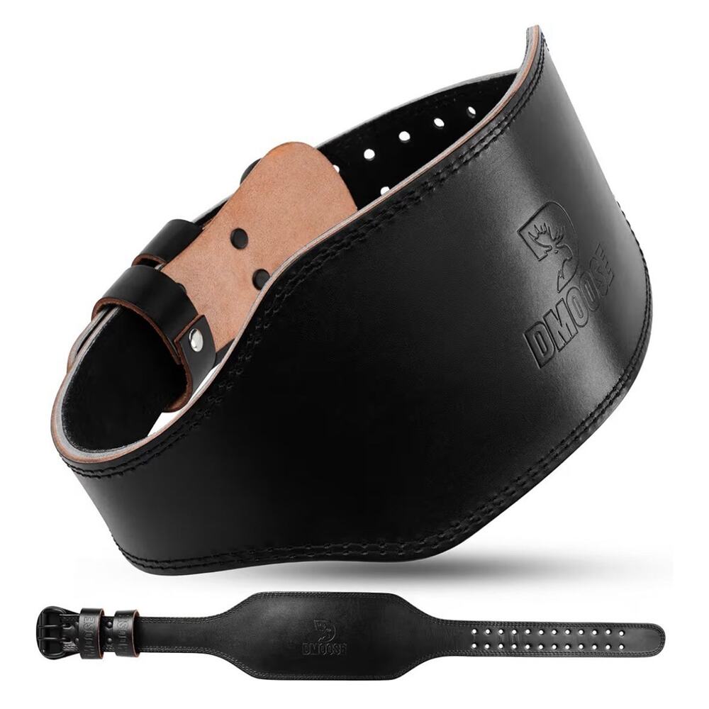 DMoose Weight Lifting Belt - Squat, Gym, Deadlift - Men & Women